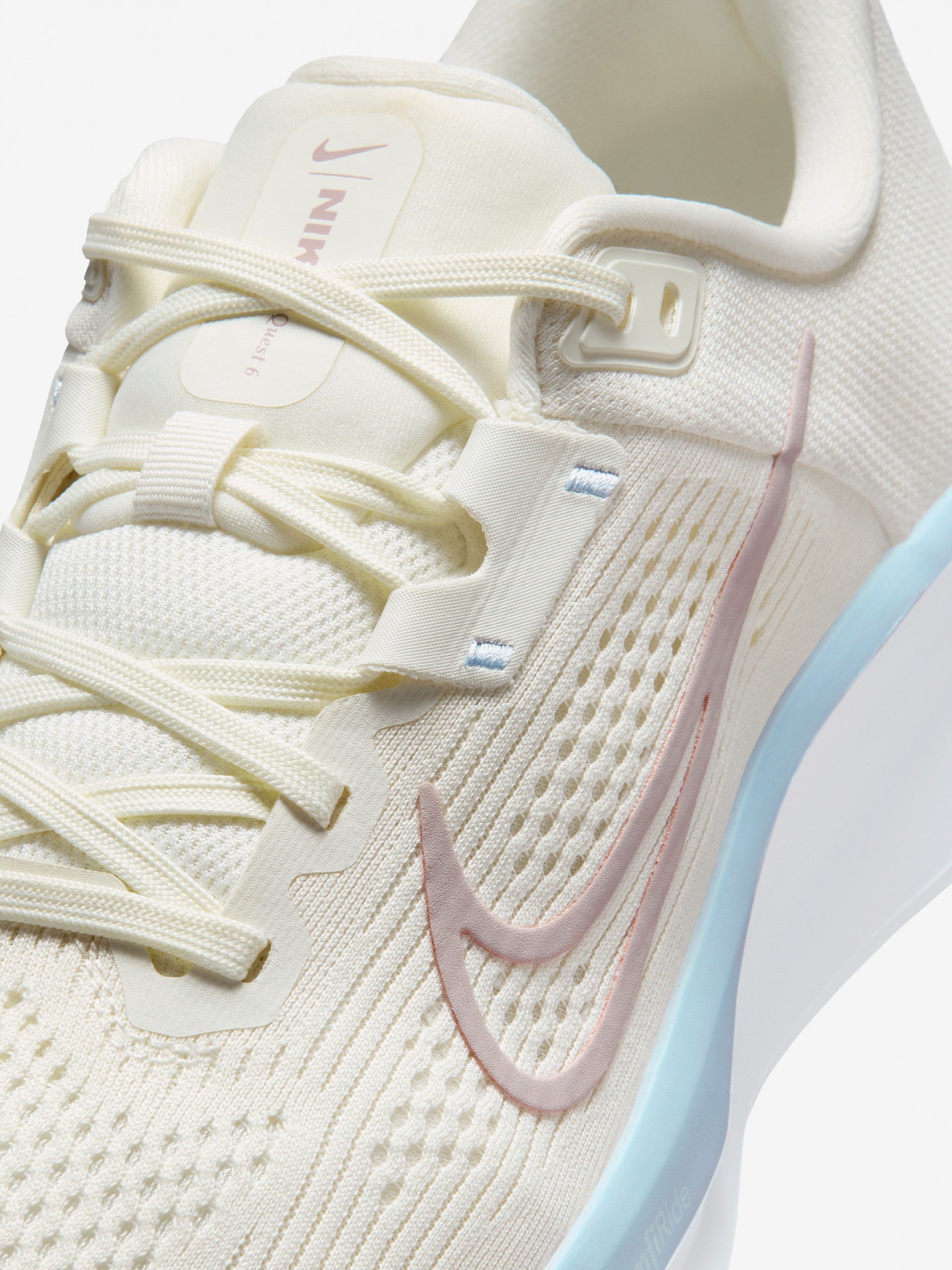 Zapatillas de Running Nike Quest 6 Beige Para Mujer