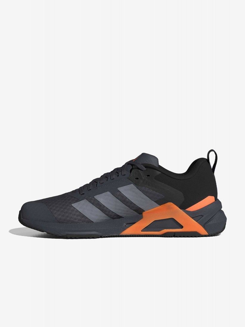 Zapatillas de Entrenamiento Adidas Dropset Control Grises, Negras y Naranja