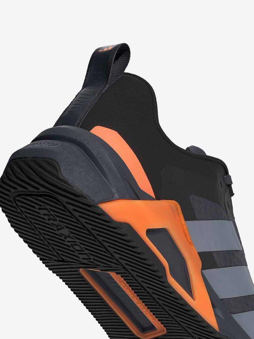 Zapatillas de Entrenamiento Adidas Dropset Control Grises, Negras y Naranja
