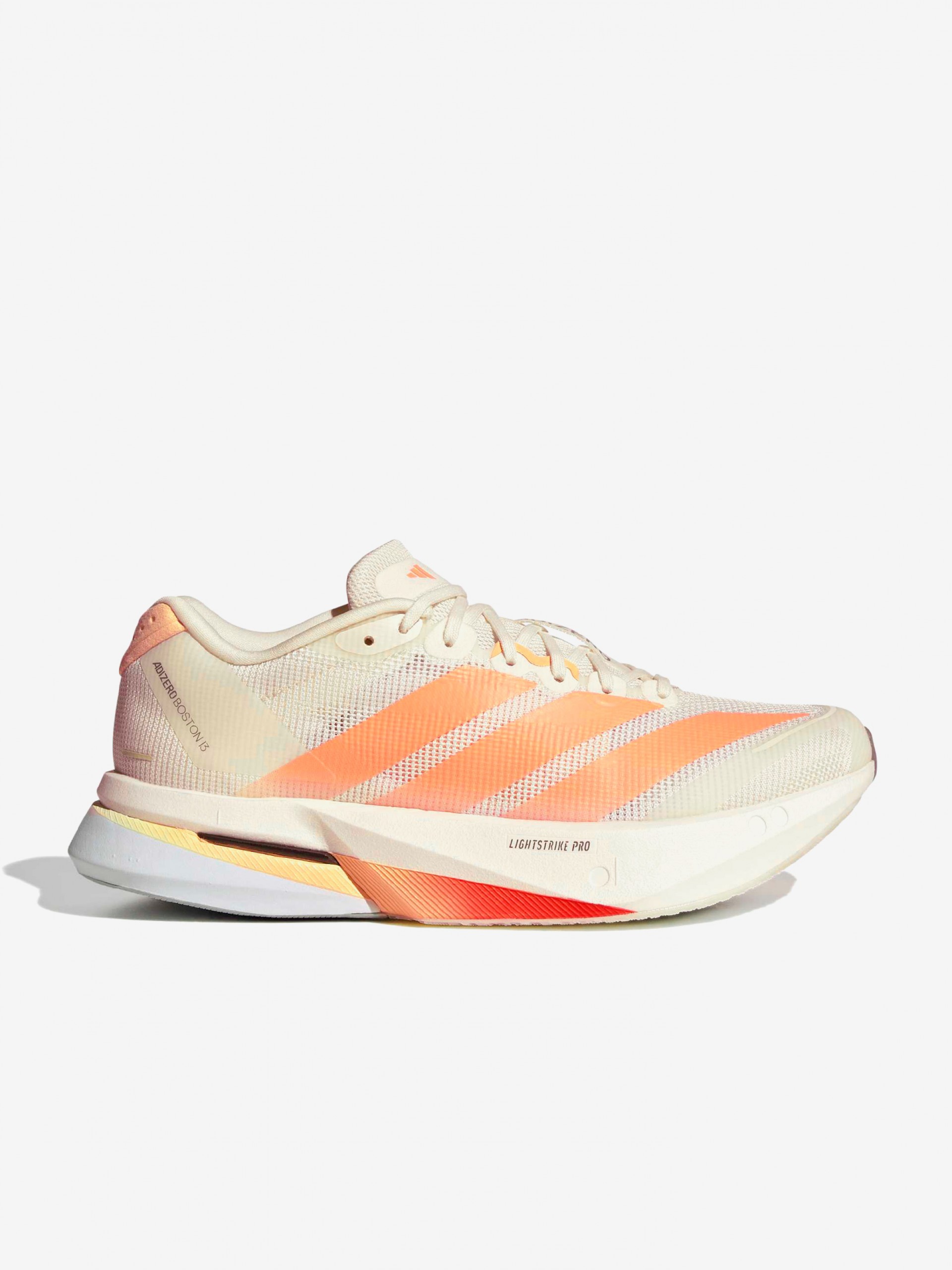 Sapatilhas de Running Adidas Adizero Boston 13 W Bege e Laranja