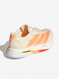 Zapatillas de Running Adidas Adizero Boston 13 W Beige y Naranja