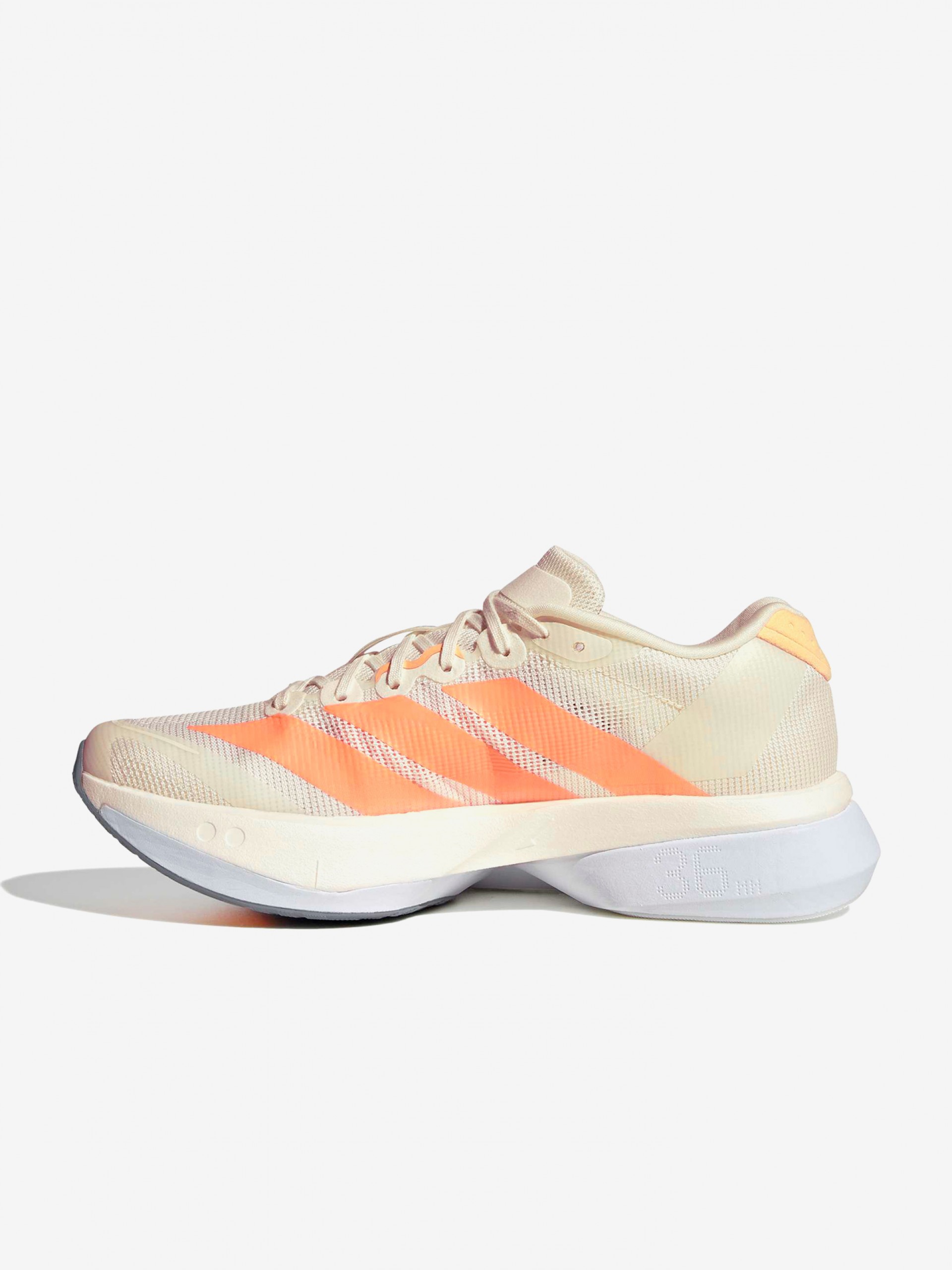 Adidas Adizero Boston 13 W Beige and Orange Running Trainers