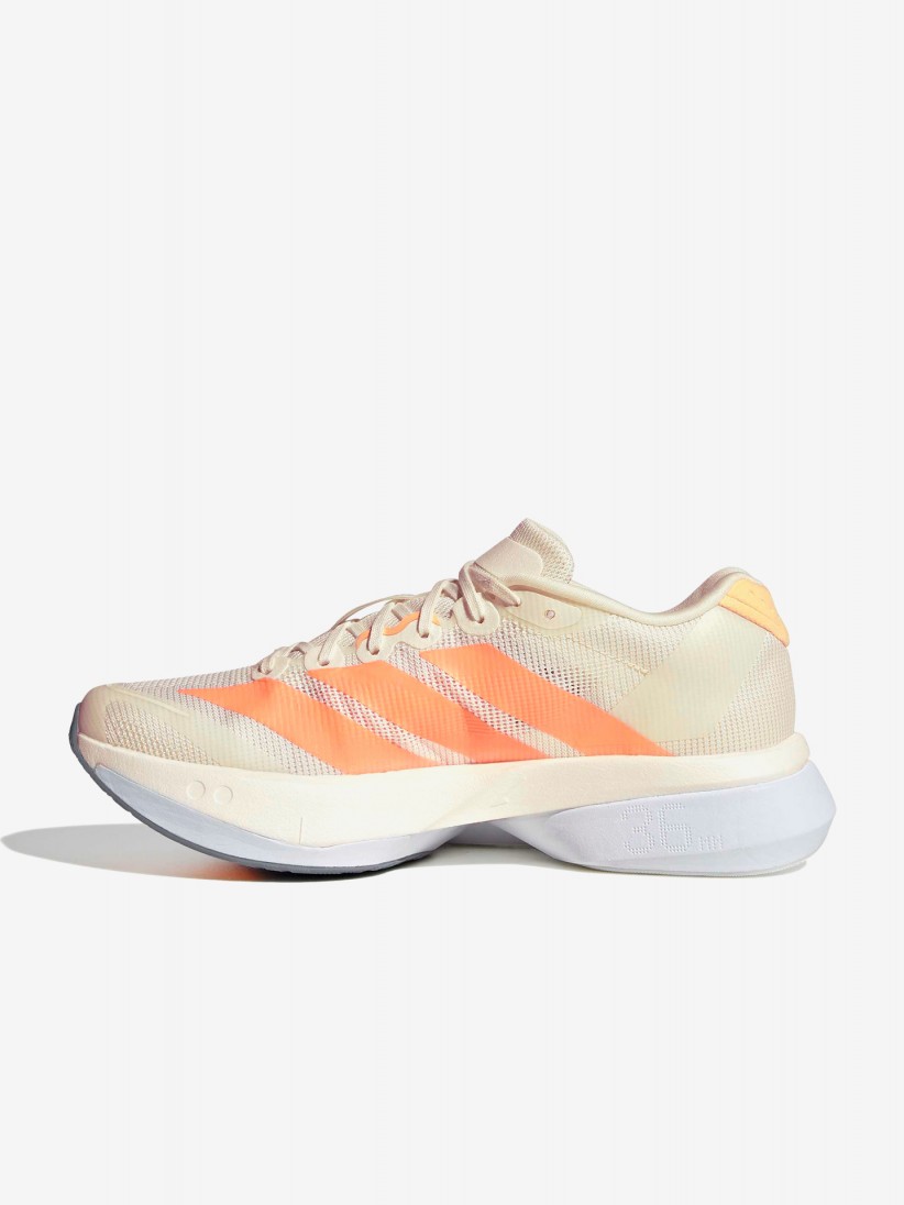 Zapatillas de Running Adidas Adizero Boston 13 W Beige y Naranja