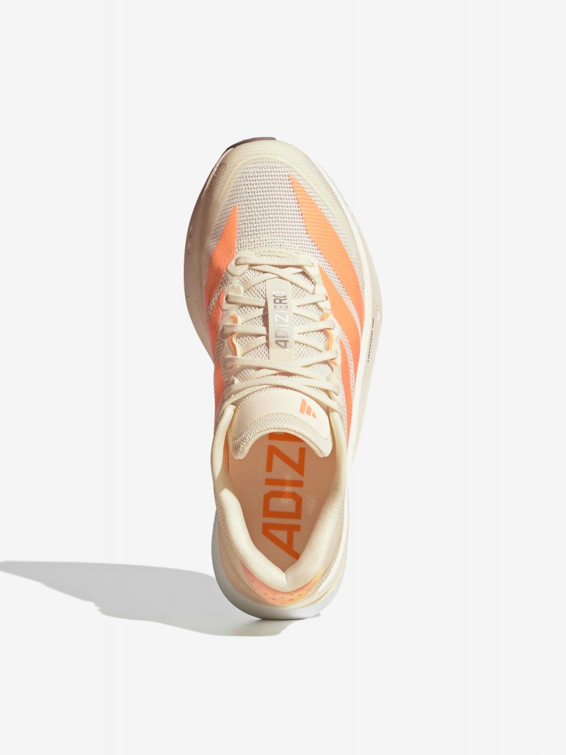 Zapatillas de Running Adidas Adizero Boston 13 W Beige y Naranja