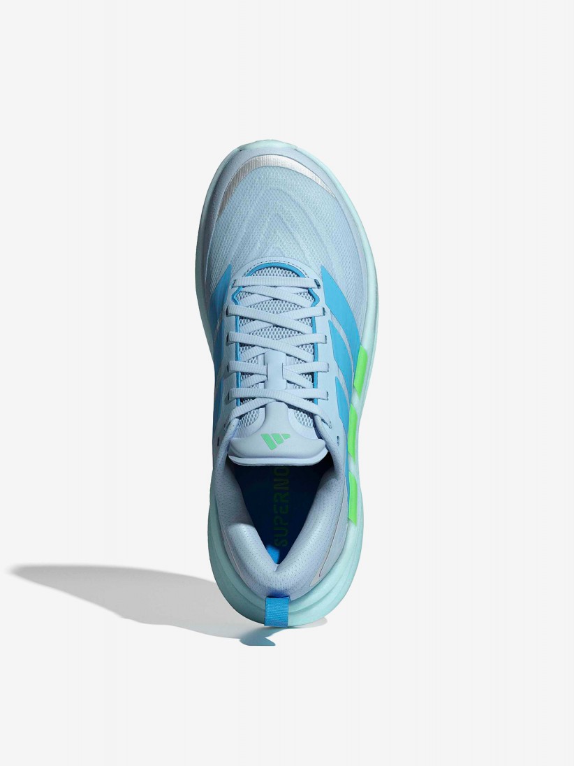 Adidas Supernova Glide W Blue and Green Running Trainers Adidas Supernova Glide W Blue and Green Running Trainers