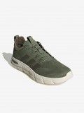 Adidas Cloudfoam Flex Elastic Laces Green Walking Trainers