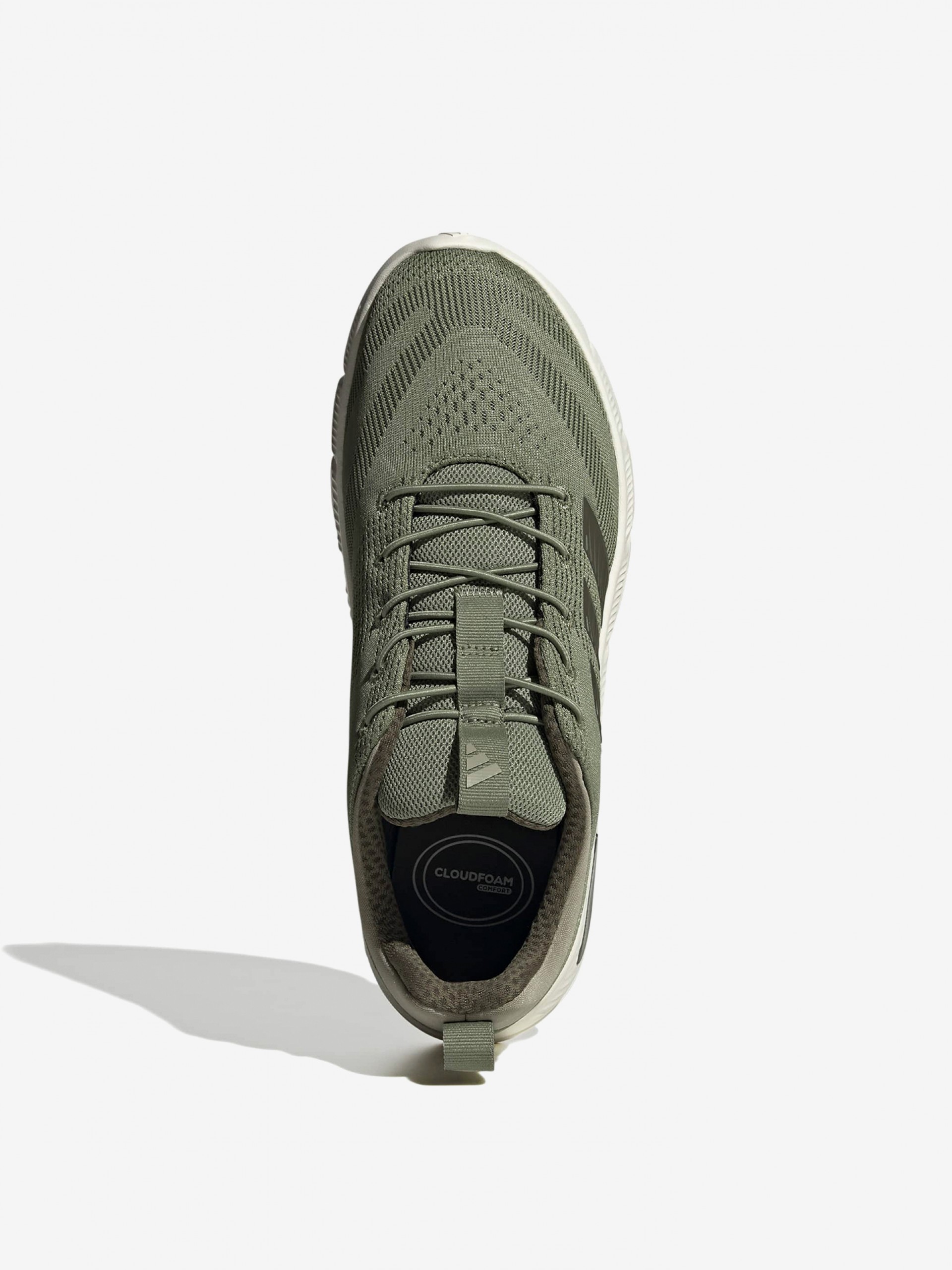 Sapatilhas de Caminhada Adidas Cloudfoam Flex Com Atacadores Elásticos Verdes