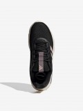 Zapatillas Para Caminar Adidas Cloudfoam Flex Cordones W Negras y Rosa