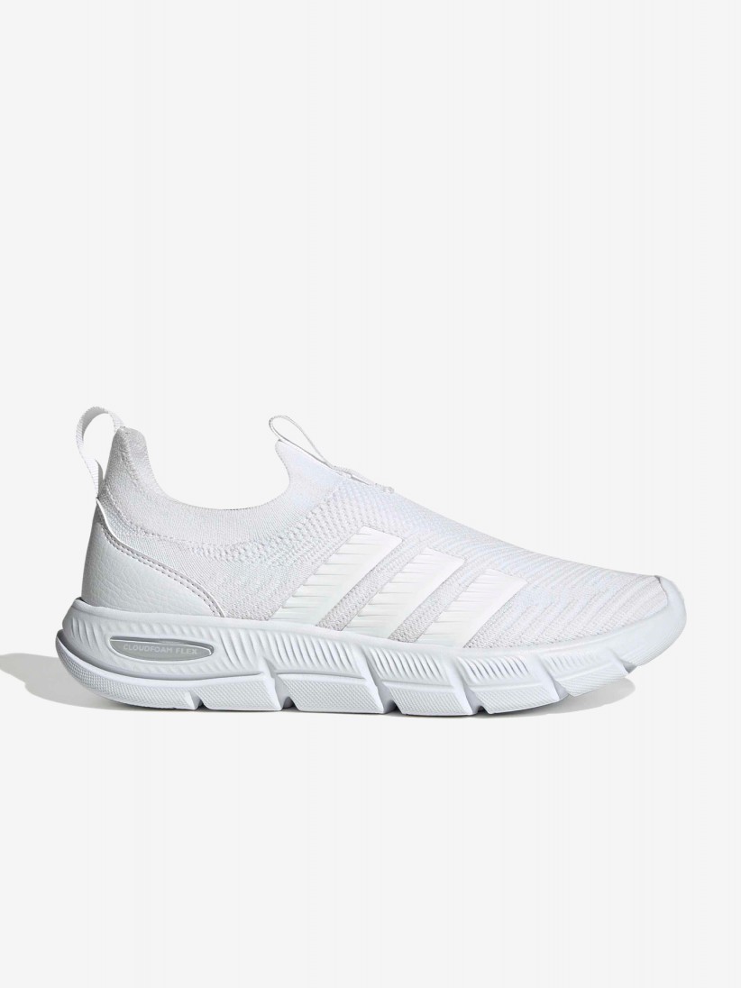 Zapatillas Para Caminar Adidas Cloudfoam Flex Sock W Blancas