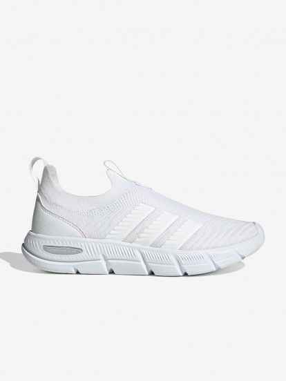 Zapatillas Para Caminar Adidas Cloudfoam Flex Sock W Blancas