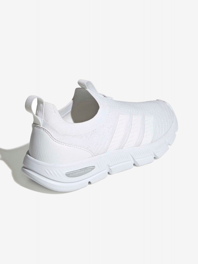 Zapatillas Para Caminar Adidas Cloudfoam Flex Sock W Blancas