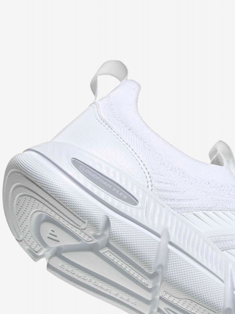 Zapatillas Para Caminar Adidas Cloudfoam Flex Sock W Blancas