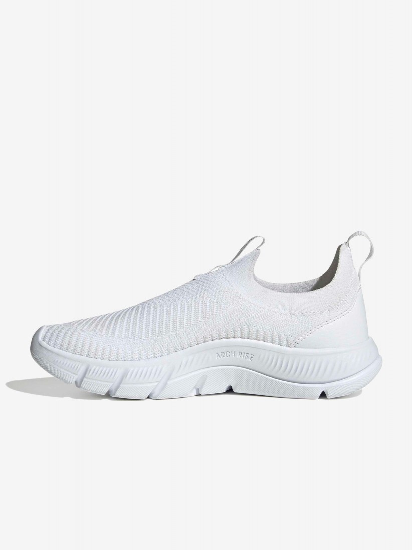 Zapatillas Para Caminar Adidas Cloudfoam Flex Sock W Blancas
