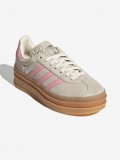 Adidas Gazelle Bold J Grey and Pink Suede Sneakers Adidas Gazelle Bold J Grey and Pink Suede Sneakers