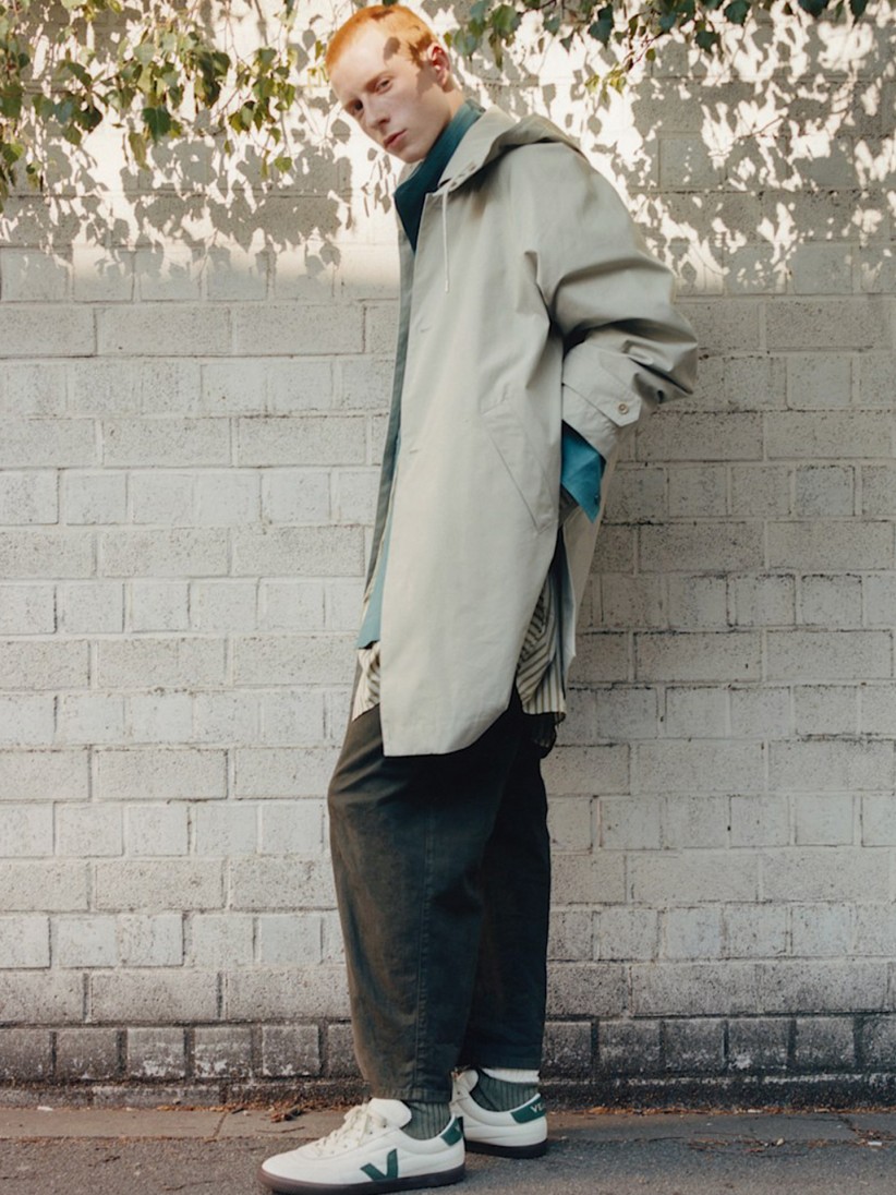 VEJA Panenka White and Green Sneakers