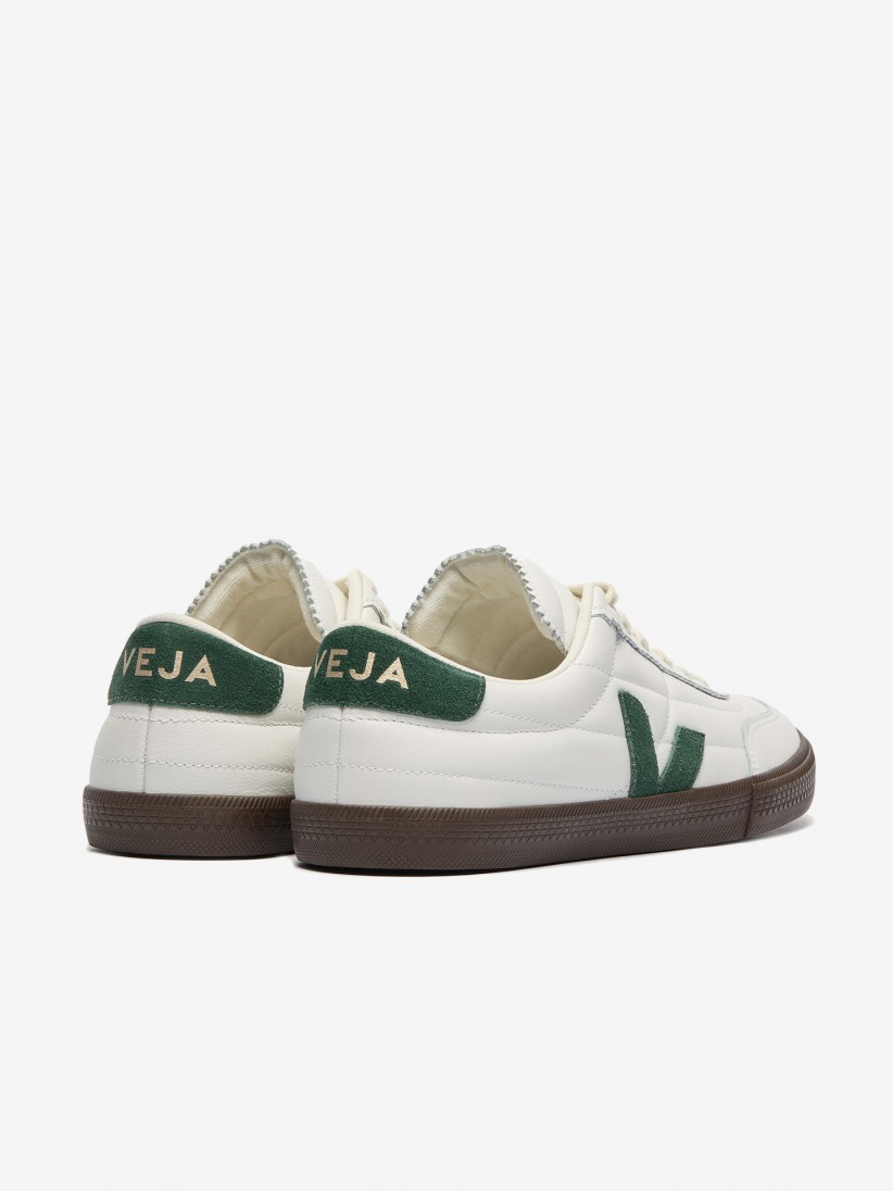 VEJA Panenka White and Green Sneakers