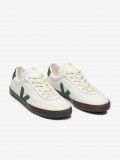VEJA Panenka White and Green Sneakers