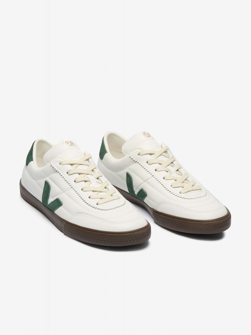 VEJA Panenka White and Green Sneakers