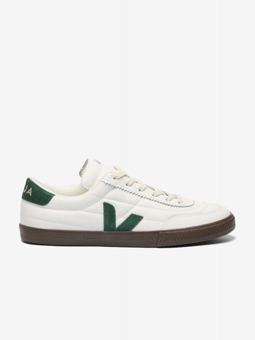 VEJA Panenka White and Green Sneakers