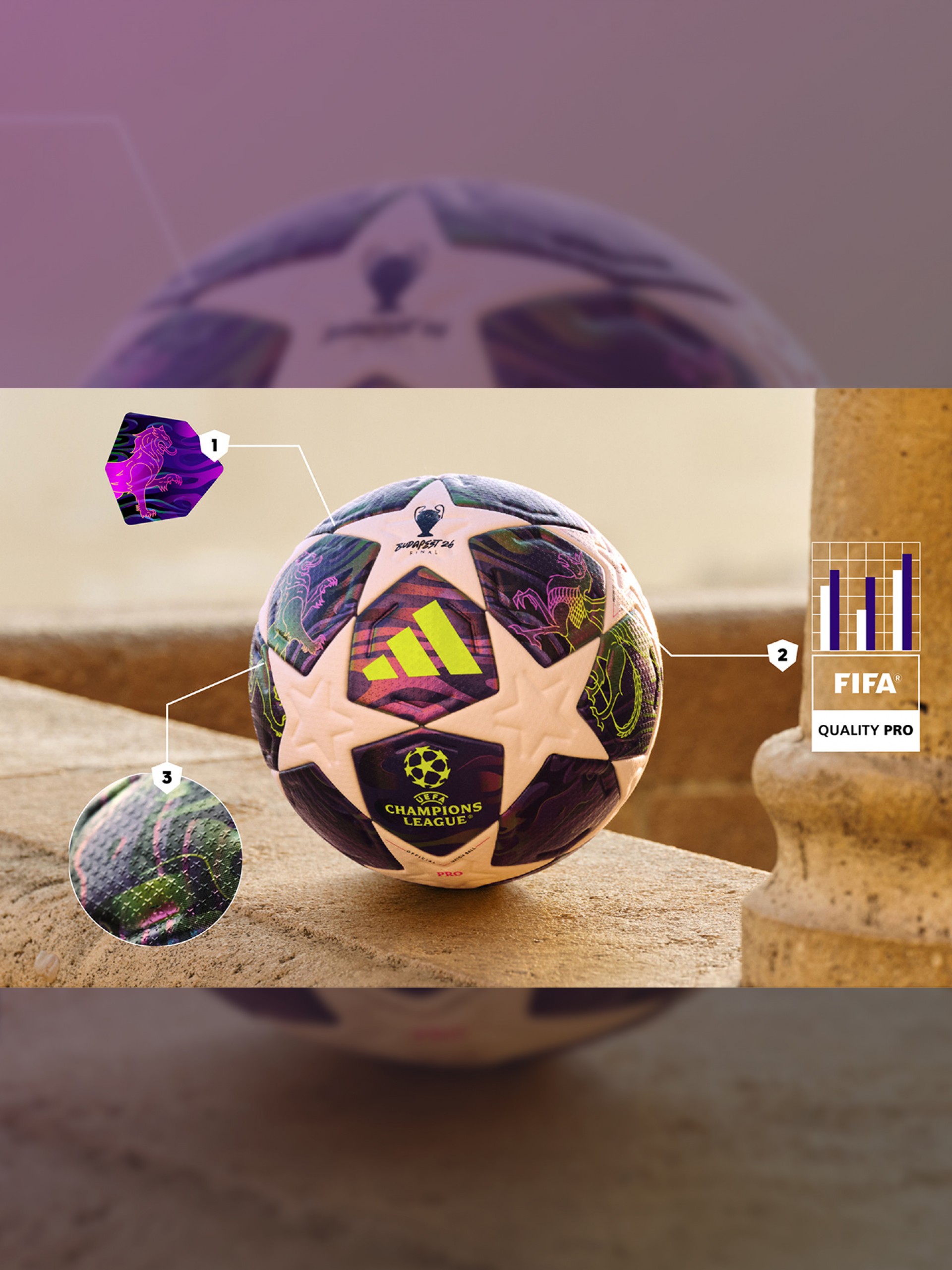 Balón Adidas UEFA Champions League Final Pro 25/26