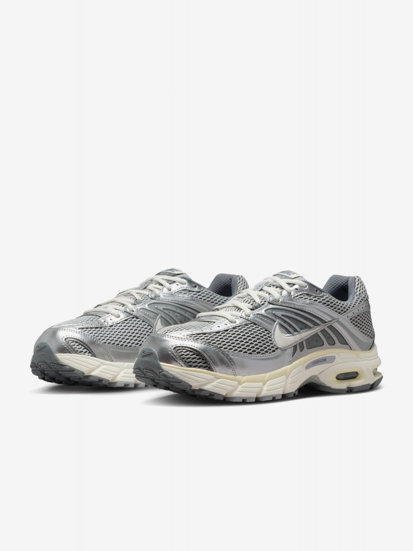 Nike Air Max Moto 2K Grey and Silver Sneakers For Men