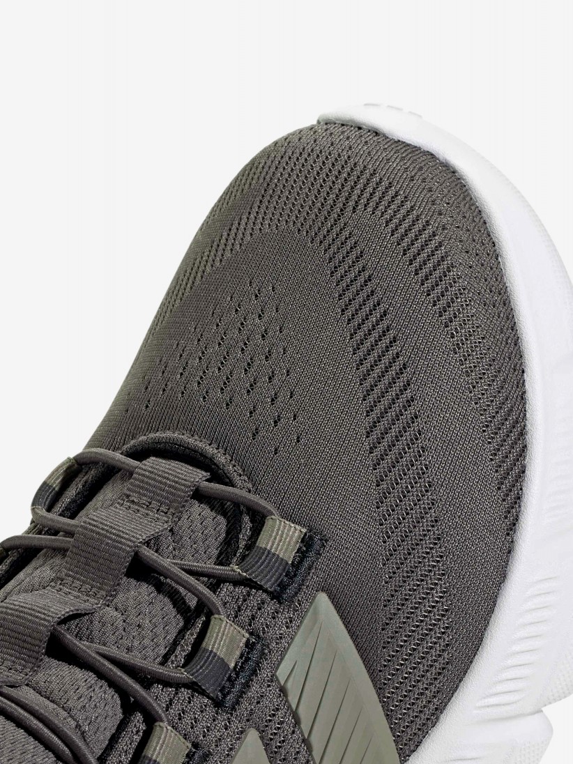 Adidas Cloudfoam Flex Rapidfit Grey and Green Walking Trainers