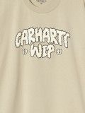 T-shirt Carhartt WIP Cloud Script Caqui