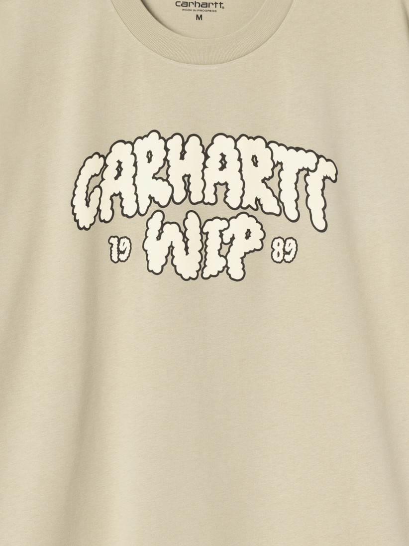 T-shirt Carhartt WIP Cloud Script Caqui