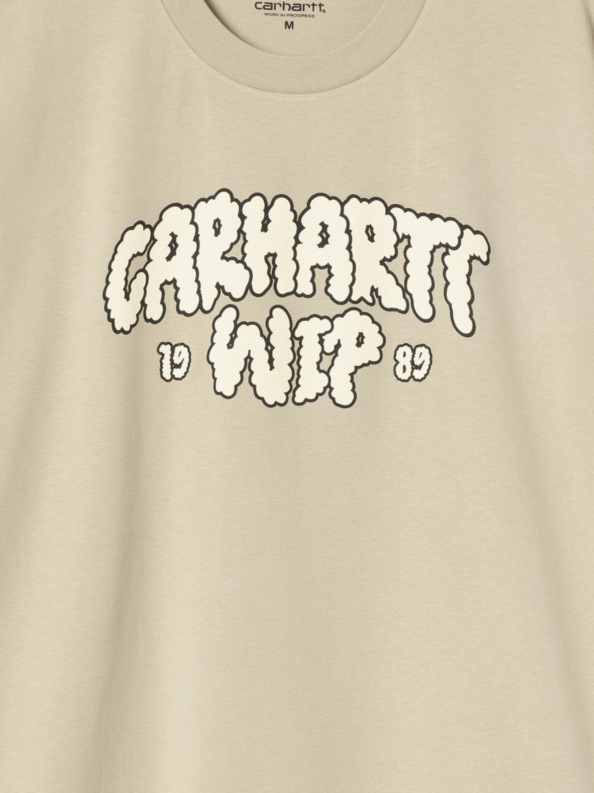 Camiseta Carhartt WIP Cloud Script Caqui