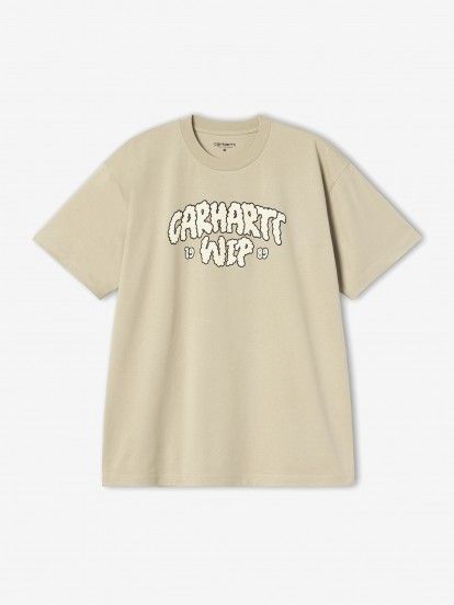 Carhartt WIP Cloud Script Khaki T-shirt
