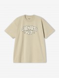 T-shirt Carhartt WIP Cloud Script Caqui