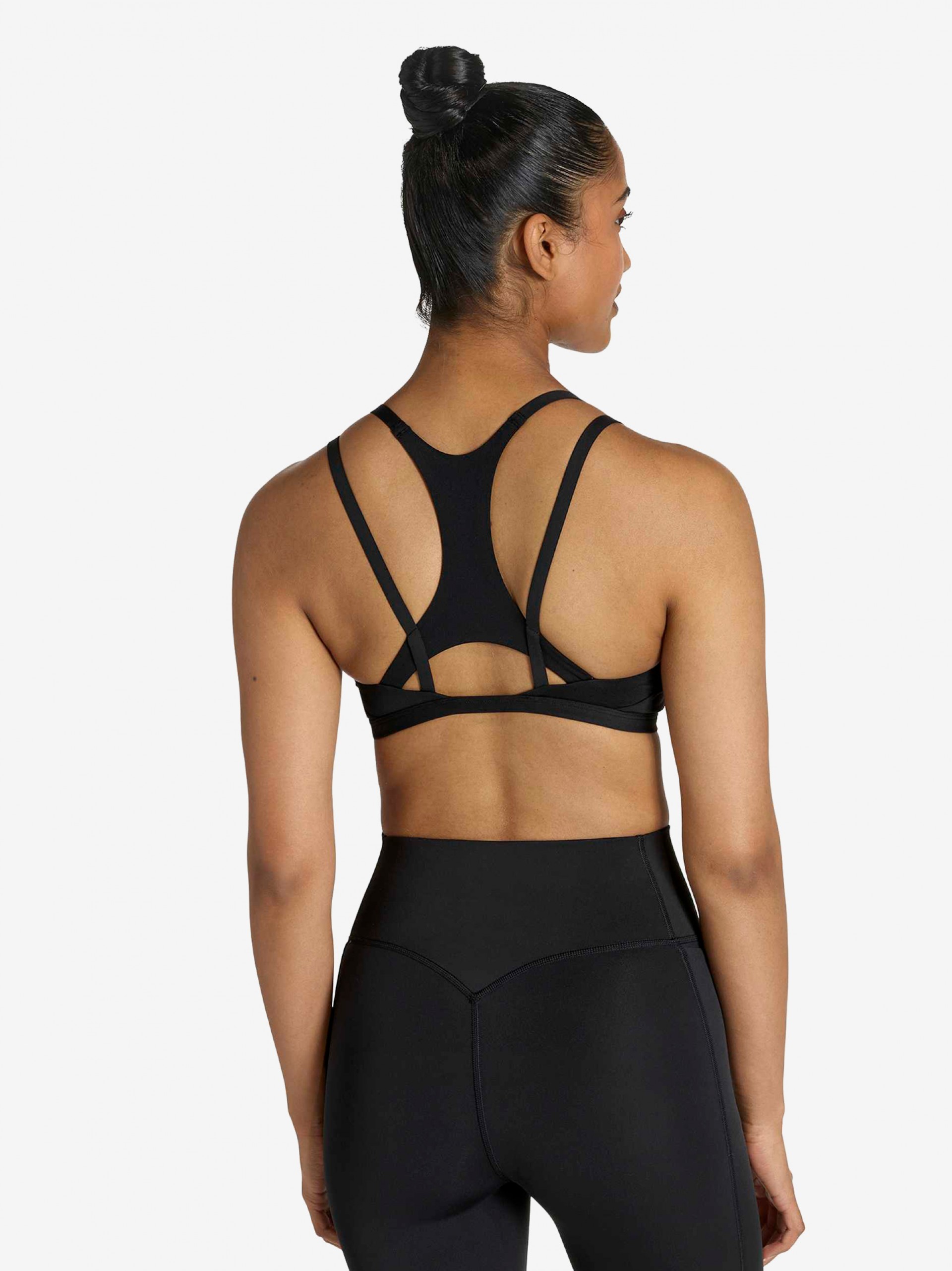 Adidas Optime Strappy Light Support W Black Sports Bra