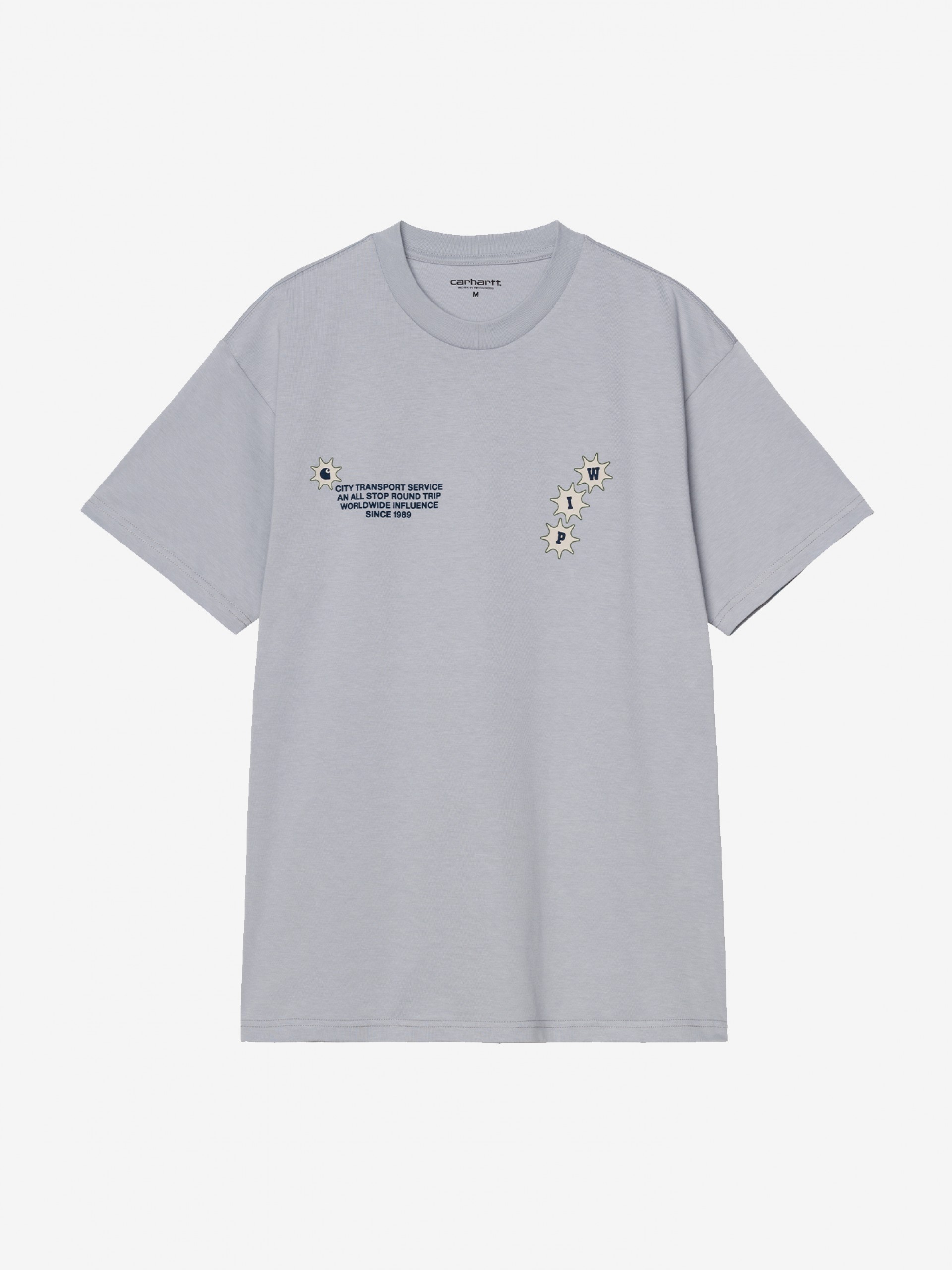 T-shirt Carhartt WIP C Trip Cinzenta
