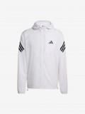 Chaqueta con Capucha de Running Adidas Adi365 Iconic Blanca
