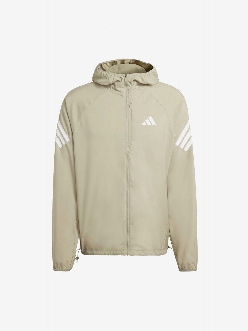 Chaqueta con Capucha de Running Adidas Adi365 Iconic Caqui