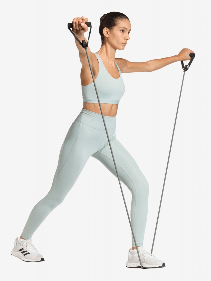 Sujetador Deportivo Adidas Optime Essentials Sujeci�n Media W Verde