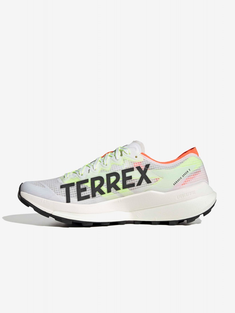 Zapatillas de Trail Adidas Terrex Agravic Speed 2 Blancas, Verdes y Naranja Zapatillas de Trail Adidas Terrex Agravic Speed 2 Blancas, Verdes y Naranja