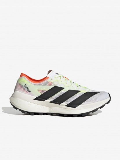 Adidas Terrex Agravic Speed 2 W White, Green and Orange Trail Trainers Adidas Terrex Agravic Speed 2 W White, Green and Orange Trail Trainers