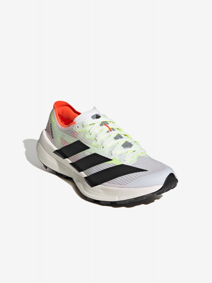 Adidas Terrex Agravic Speed 2 W White, Green and Orange Trail Trainers