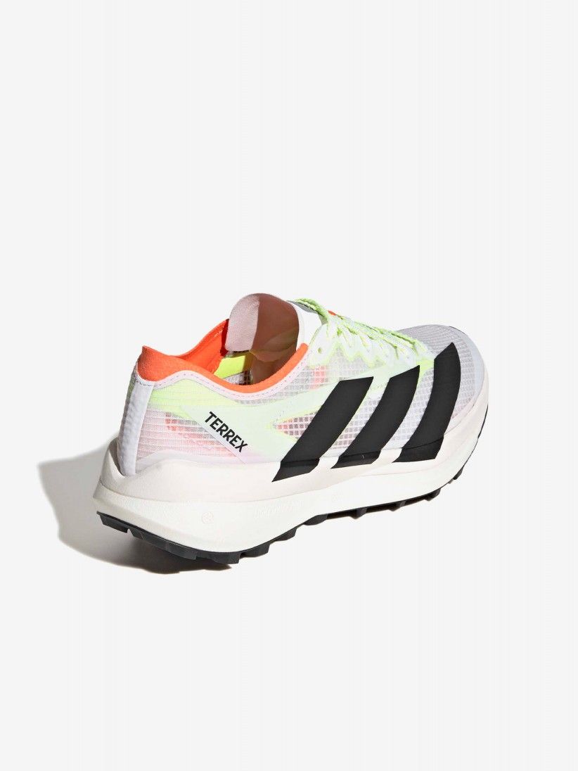 Adidas Terrex Agravic Speed 2 W White, Green and Orange Trail Trainers