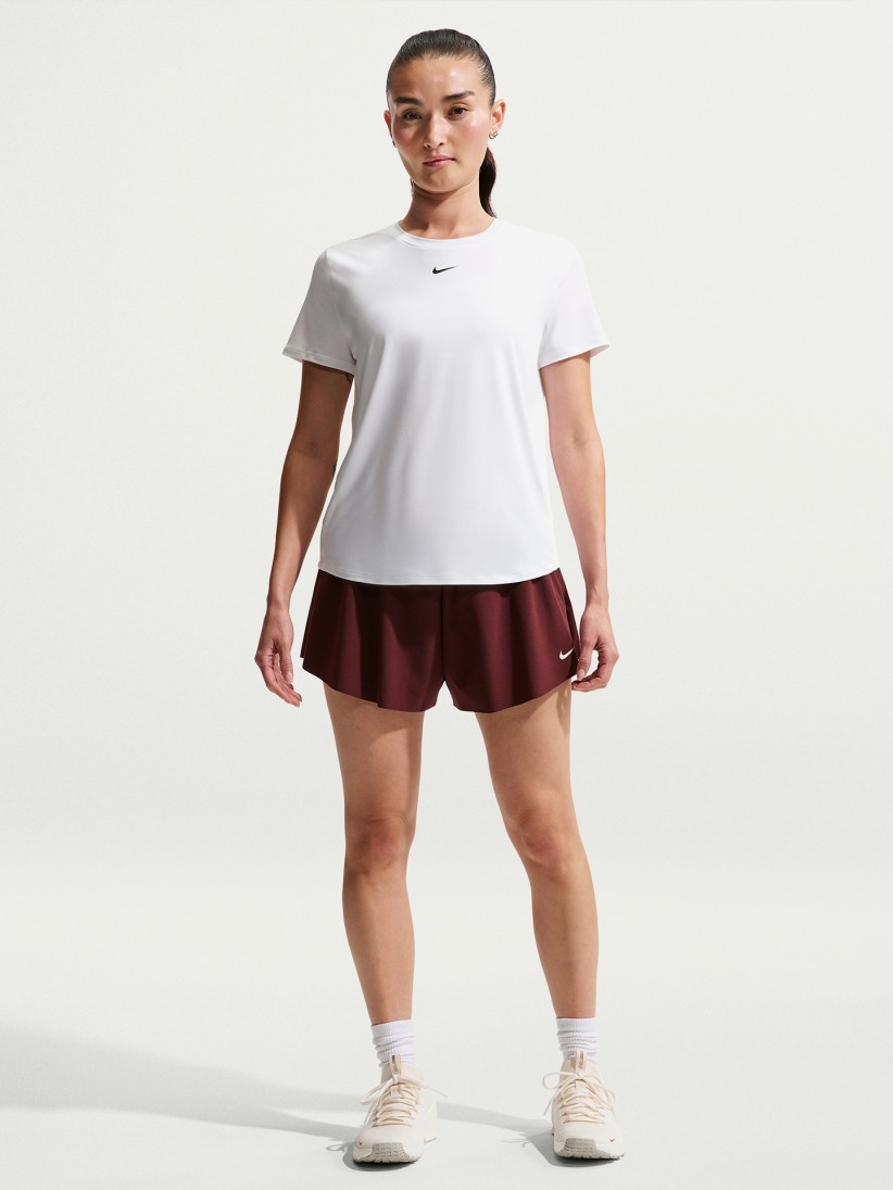 Camiseta de Entrenamiento Nike One Classic Dri-FIT Blanca Para Mujer