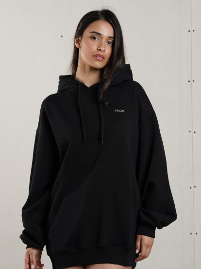 Camisola com Capuz Pixis Da Vinci Preta