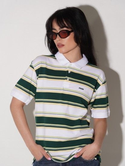 Pixis Orly Striped Polo Shirt