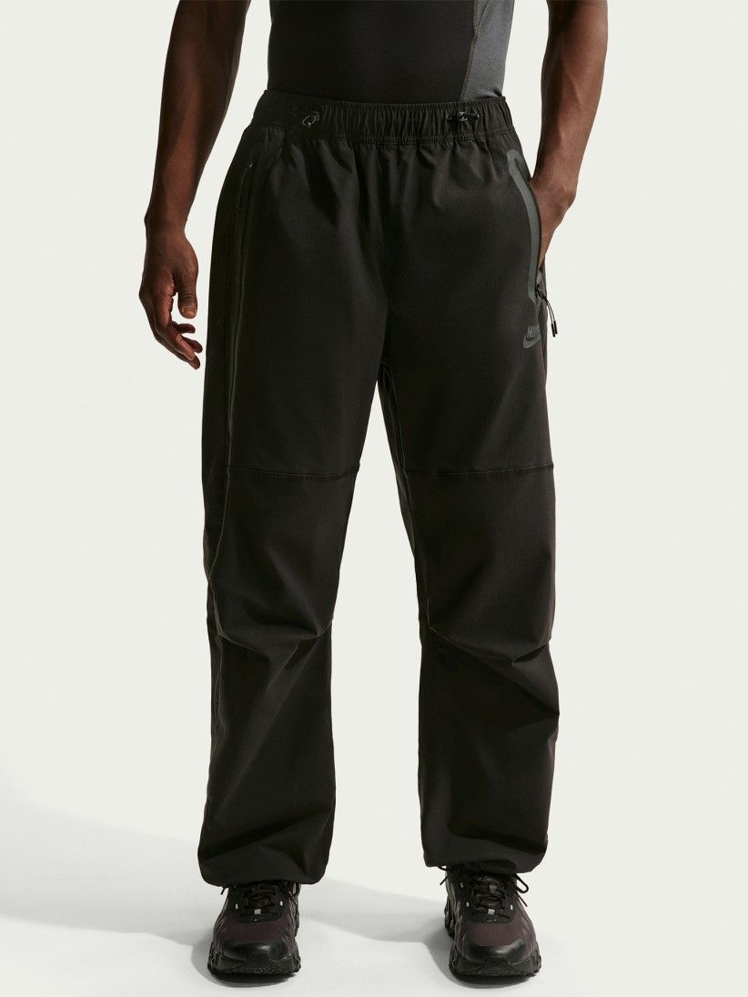 Cal�as Nike Tech Dri-FIT Woven Pretas Para Homem