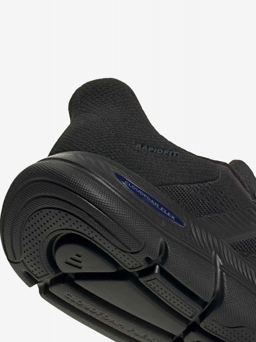 Zapatillas Para Caminar Adidas Cloudfoam Flex Rapidfit Negras