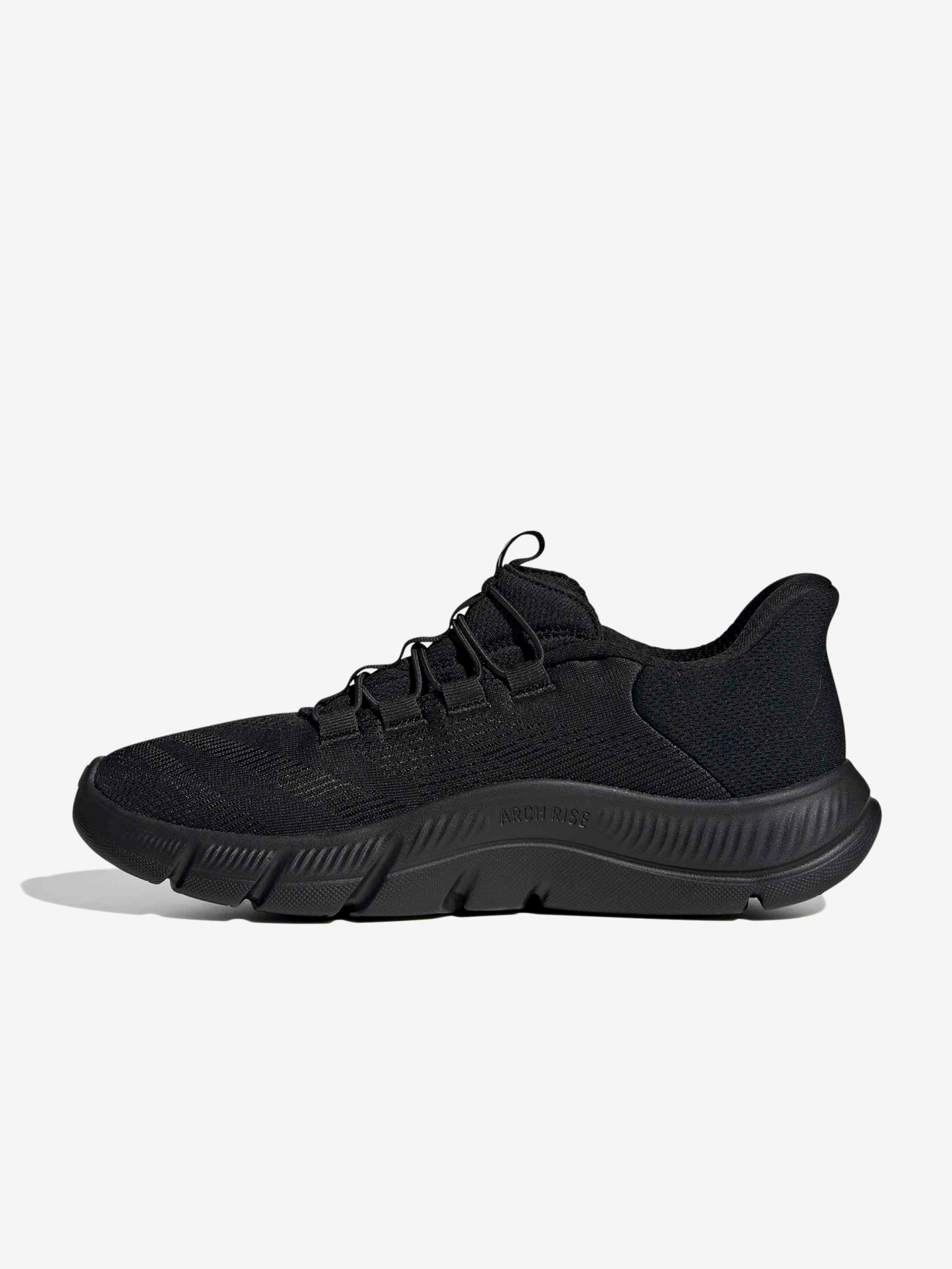 Zapatillas Para Caminar Adidas Cloudfoam Flex Rapidfit Negras