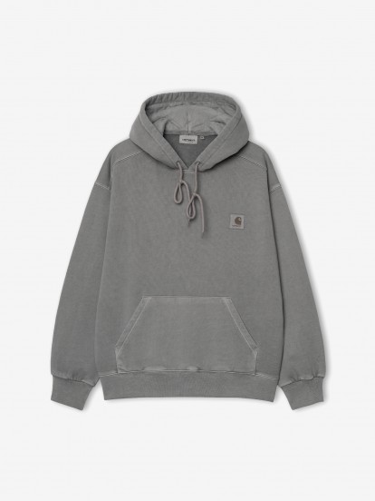 Carhartt WIP Nelson Grey Hoodie Carhartt WIP Nelson Grey Hoodie
