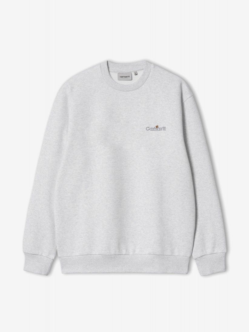 Camisola Carhartt WIP Label Cinzenta Camisola Carhartt WIP Label Cinzenta