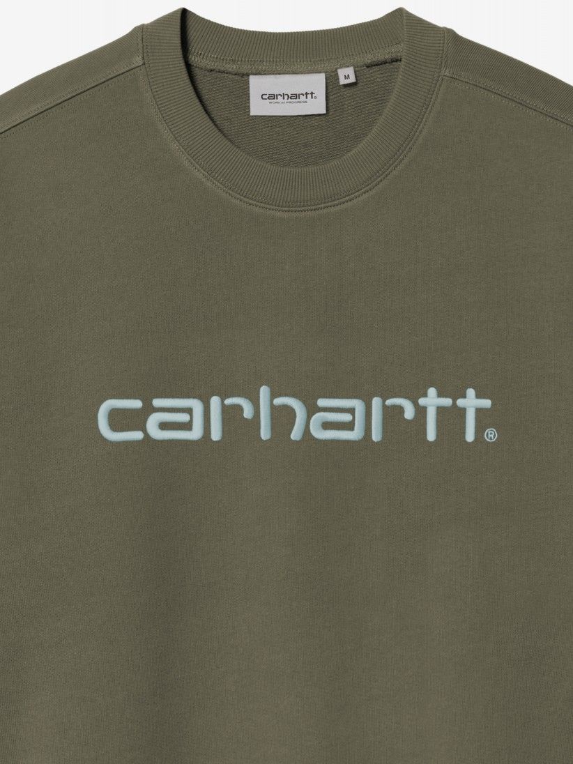 Camisola Carhartt WIP Sweat Verde Camisola Carhartt WIP Sweat Verde