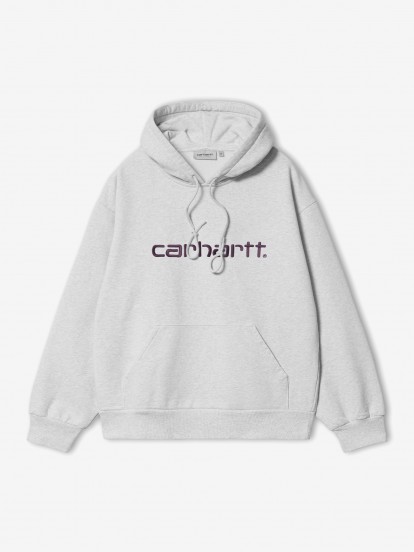 Camisola com Capuz Carhartt WIP Sweat Cinzenta